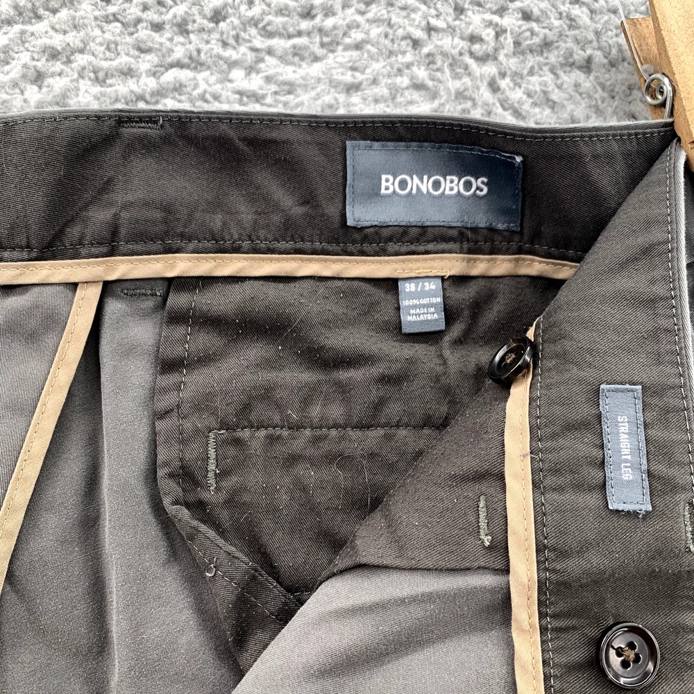 Bonobos Chino Pants Men's 38x32* Thursday Golf Business Travel Career Academia - Picture 7 of 10